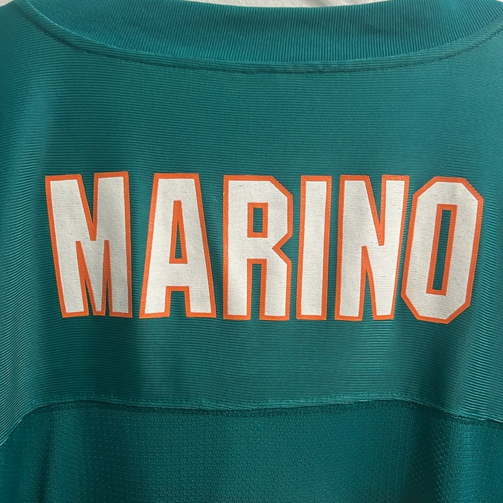 Vintage Reebok Size 54 Dan Marino Reversible Dolphins Jersey - Picture 16 of 16